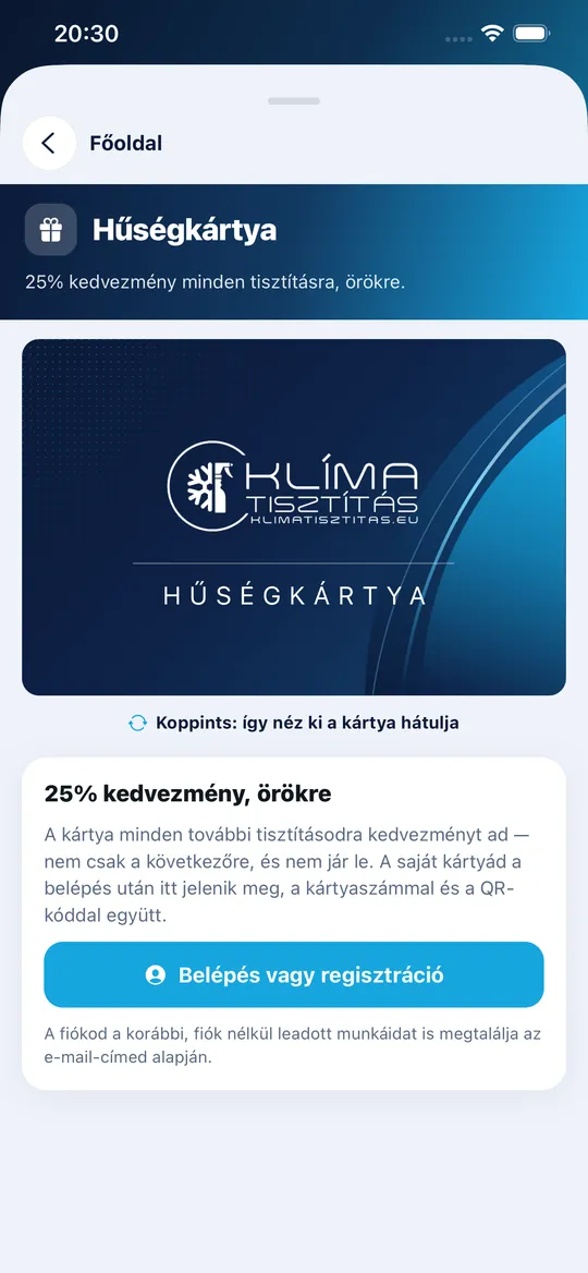 Hűségkártya