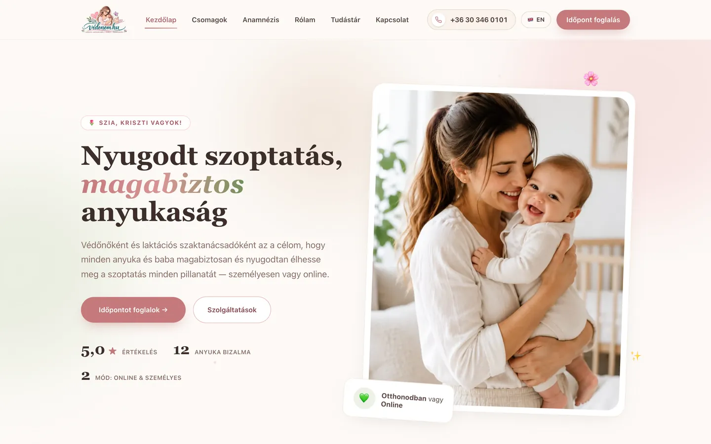 A vedonom.hu főoldala